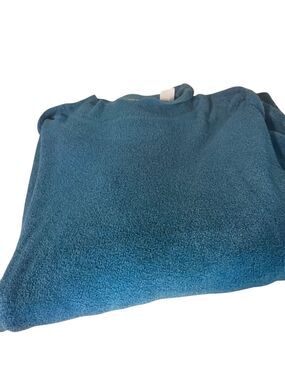 Alfred Dunner Teal-Blue Crewneck Sweater